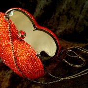 Coco Bont Abendtasche Red Heart 1